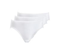 3 Pack Women's Brief Poesie by Pompadour 7760-7761-054 Size 10-20 White or Black