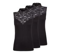 3 Pack Women's Sleeveless Vest Fine Cotton by Nina von C. 70 390 499 0 12-30