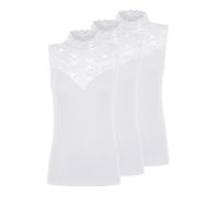 3 Pack Women's Sleeveless Vest Fine Cotton by Nina von C. 70 390 499 0 12-30