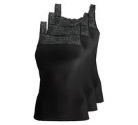 3 Pack Women's Sleeveless Vest Nostalgie by Pompadour Size 12-24 in three colors