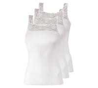 3 Pack Women's Sleeveless Vest Nostalgie by Pompadour Size 12-24 in three colors