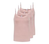 3 Pack Women's Spaghetti Top Lacy-Peak by Pompadour Size 10-20 in four colors