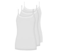 3 Pack Women's Spaghetti Top New Vision by Pompadour Size 12-20 White or Black