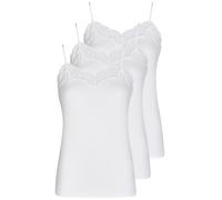 3 Pack Women's Vest Romance by Nina von C. 16 410 648 0 10-20 Black or White