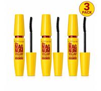 3 Pack X Maybelline The Magnum Volum Express Super Film Mascara With Collagen