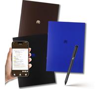 3 Pack Yuan Smart Lined Notebook with Smart Pen, Real-Time App Sync, A4 Softcover, Digitally Convertible College Ruled Journal, Professional Business/Work/Student Notebook for iPhone & Android