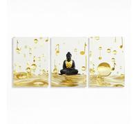 3 Pack Zen Diamond Art Kits Adults, 5D DIY Note Diamond Painting Full Drill Kits 36x24in Rhinestone Paint by Numbers, Crystal Art Embroidery Cross Stitch Crafts for Home Decor Gifts for Women PZSH2459