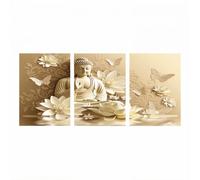 3 Pack Zen Diamond Art Kits Adults, Landscape Diamond Painting Kit, Full Drill Paint by Numbers for Adults 50x75cmx3Pack, Rhinestones Embroidery Cross Stitch Wall Art for Room Decor Gifts Model-4819
