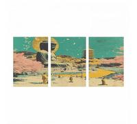 3 Pack Zen Diamond Art Kits Adults, Retro Diamond Painting, 5D DIY Crystal Art Kits for Adults, Full Drill Paint by Numbers 8 x 12in x 3, Rhinestone Cross Stitch Embroidery Crafts Room Decor ZSHS-0644