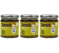 (3 Pack) - Zest - Basil Pesto Vegan | 165g | 3 Pack Bundle