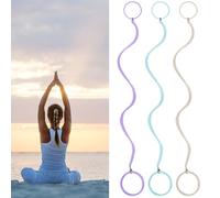 3 Packs 16" Ponytail Holders for Short Thin Fine Hair, Elastic Swimming Hair Ties No Damage for Women Girls Workout Hair Band for women's Hair Strong Stretchy Pony Tail Wrap Hair Tie for Beach Surf