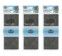 3 packs 18" x 36" Sheets Grey Graphite Artist Trace Down Transfer Paper RD203