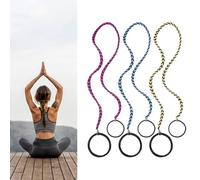 3 Packs 25" Colorful Elastic Hair Ties No Damage for Women, Braided Ponytail Holders for Long Thick Curly Hair Pony Tail Wrap Tie for Swimming & Sports