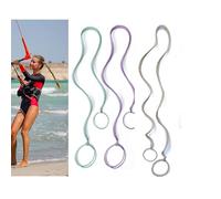 3 Packs 35" Thick Hair Ties or Women, Elastic Hair Bands for Long Curly Thick Hair Workout Ponytails Holders Stong Strechy Pony Tail Wrap Hair Tie for Swimming Motorcycle Rides Sports (B style)