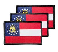3 Packs All US State Military Flags and Armbands Patches (Georgia)