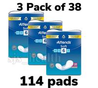 3 Packs Attends Soft 6 - 114 Incontinence Pads
