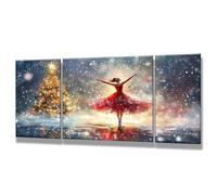 3 Packs Ballet Paint by Numbers for Adults Dream Paint by Numbers Kits on Canvas 20x40 inch, DIY Acrylic Oil Painting with Brushes, Craft Kits for Adults UK, Home Decoration, Gifts for Women 0q-303