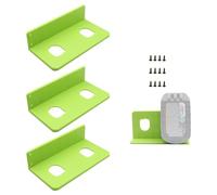 3 Packs Battery Holder Compatible with Ryobi 18V Battery Plastic Battery Dock Holder Wall Mounted Battery Storage Bracket with Screws for Workshop Garage Bench