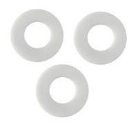 3 Packs Flush Valve Seal, Rubber Flush Valve Seal, Diaphragm Base Sealing Washer Replacement, Drain Valve Water Stop Rubber Ring, Washers Ring Gaskets Parts Prevent Leakage for Toilet Kitchen