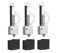 3 Packs Hardened Steel Extruder Hotend kit for Anycubic Kobra S1/Combo/ACE Pro 0.2MM 0.4MM 0.6MM Print Head Hot End Heater Block Heating Rod Thermistor Nozzle for Anycubic Kobra S1 3D Printer