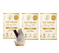 3 Packs Ice Cream Mix - Soft Serve - Premium Luxury Ice Cream Mix 100% Jersey Cream - Compartible With Ninja Creami - Superior Creamier Taste - Great For Home or Commercial Use - 3 x 1L Total