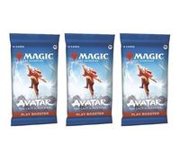 3 Packs Magic The Gathering Play Booster Pack Lot MTG Avatar The Last Airbender