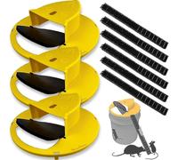 3 Packs New Bucket Lid Mouse Trap Rat Trap Bucket Lid Mouse Rat Trap Rat Trap, Reusable Mouse Control Traps Auto Reset Balance Safe Mousetrap Catcher