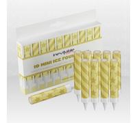 3 Packs of 10 Mini Ice Fountains with Gold Effect Flame | Ice Fountain Cake Decoration with Cake Spikes (3)