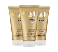 3 Packs of Dove Derma Spa Summer Revived Fair to Medium Face Cream with Cell Moisturisers 75ml