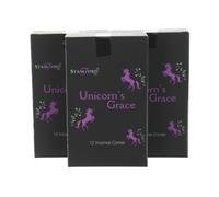 3 Packs of Stamford Black Range Incense Cones - Unicorn's Grace