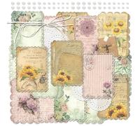 3 Packs Vintage Paper Lace Cutouts Flower Pattern Single-Sided Die-Cut Decorative Retro Paper for Card Making Art and Craft Collage Gift Wrapping (Joyce)