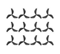 3 Paddle Propellers 1.5mm Shaft Compatible With Pavo20 Pro Brushless Bwhoop Frame Drone LAVA 1104 Brushless Motor Drone Propeller(Grey 8pcs)
