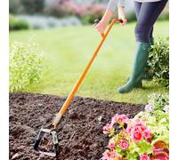 3 PAGEN® Double Handle Pendulum Hoe - Ergonomic Work Without Effort - Durable Material Stirrup Hoe - Weeding Made Easy