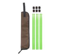 3 Pair 5A Maple/Nylon Drumsticks with Bag&Mute Stickers Simple Drum Sticks Percussion Accessories Drummer Gifts Nonslip Exercise Drumsticks Practicality and Convenience