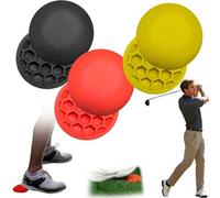 3 Pair Golf Force Training Pedal, Rubber Training with Enhanced Control for Improved Game, Club Practice Equipment, Ground Reaction Force Training Aid for Swing