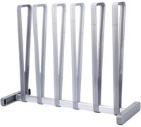 3-Pair Grey Boot Storage Rack - Free Standing Indoor/Outdoor Shoe, Crease Prevention for Rain Boots, Drying Solution for All Footwear Types