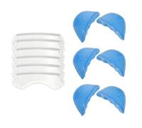 3 Pair Invisible Gel Heel Cushions and Soft Foam Toe Protectors Blisters and Rubbing Nonslip Shoe Transfers