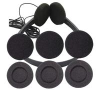 3 Pair Maintenance Substitute Ear Pads Repair Parts for AIWA Hp-M028 HR-MD028 HP-A071 Headphones
