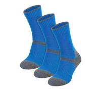 3 Pair Multipack Kids Merino Wool Hiking Socks | Lightweight Anti Blister Socks for Boys & Girls