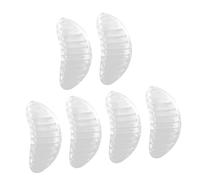 3 Pair/Set Pu Inserts Gel Women Wraps Support Insoles Plantar Silicone Sleeves Foot Shoe Fasciitis Cushions/Pads Arch for High Transparent Flat Sleeve Feet Men Soft Pad (Color : Picture 1x3pcs, Size