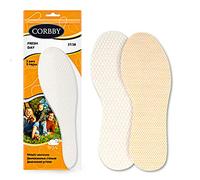 3 Pair Shoe Inserts Insoles - Man Ladies Fresh Day - Thin perfumed Liners (EU 45-46 (UK 10-11)) White