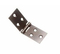 3 Pairs (6 Hinges) X SC Self Colour Steel Back Flap Hinges (25mm x 74mm)