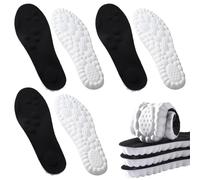 3 Pairs Accurate Revolutionary Orthopedic Insole Accurateg.Ct12 Insoles 4D Cloud Technology Insole Super Soft Ultra Comfort Cloud Sole Insoles for Women Men (Black,9-10)