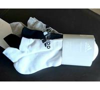 3 PAIRS ADIDAS GOLF Padded Ankle SOCKS White Grey Black Primegreen Gym ADI10