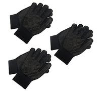 3 Pairs Adults Magic Stretch Driving Gloves With Grip Winter Warmer Accessory