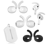 3 Pairs AirPods Pro 2nd Generation Ear Hooks Anti-Slip Ear Covers Silicone Accessories, Added Storage Pouch, Ear Wings Accessories for Apple AirPods Pro Gen 2 (3 Pairs, Mixed Colors)