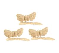 3 Pairs Anti-Slip Shoe Inserts Heel Grips Pad Insoles Liner Cushions Beige Thin