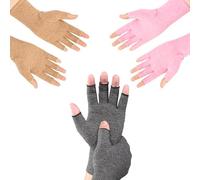 3 Pairs Arthritis Gloves Compression Gloves Providing Warmth and Compression Relieve from Joint Pain Relief Breathable and Moisture-Wicking Raynauds Relief Rheumatoid Osteoarthritis and Carpal Tunnel
