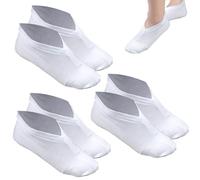3 Pairs Breathable Moisturizing Socks - Overnight Hydrating Cotton Socks for Cracked Heels, Dry Feet, and Foot Cream Absorption - Soft, Comfortable & Reusable