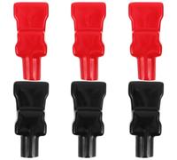 3 Pairs Car Battery Terminal Cover PVC Top Post Cap | Insulating Protector Boot, Reduces Short Circuit Risk, Stable in High and Low Temperatures, Boat Terminals